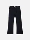 Frame Le Crop Mini Bootcut Jeans In Black