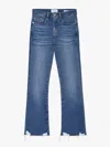 Frame Women's Le Crop Mini Boot Jeans In Jetty Modern Chew In Blue