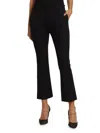 Frame Women's Le Crop Mini Bootcut Trousers In Black