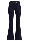 Frame Reboot Super Stretch High-rise Bootcut Jeans In Blue