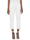 Frame Women's Le High High Rise Stretch Straight Leg Jeans In White