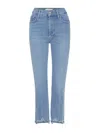 Frame Le Sylvie Straight-leg Cropped Jeans In Multi