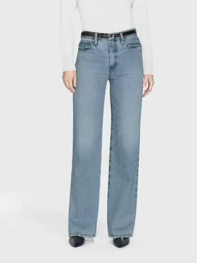 Frame Women's Le Jane Wide Leg Jean In Ziggy In Blue