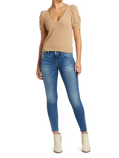 Frame Women's Le Low Skinny Jeans In Manzanita In Blue