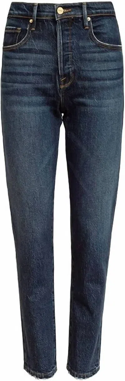 Frame Women's Le Original Straight Jeans In Hallam In Blue