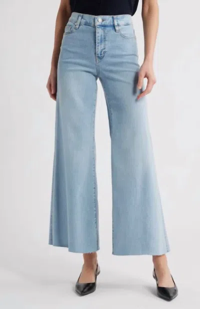 Frame Women's Le Palazzo Crop Jeans In Tribute In Blue