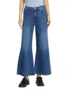 Frame Women's Le Palazzo High-rise Cropped Wide-leg Jeans In Blue