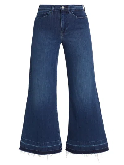 Frame Women's Le Palazzo Wide-leg Crop Jeans In Thunderstorm