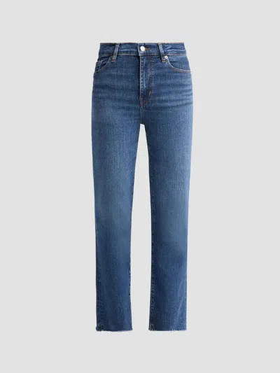 Frame Women's Le Sleek High-rise Straight Jeans In Showdown Raw Fray
