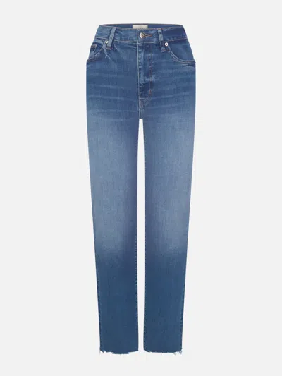 Frame Women's Le Sleek Straight Jeans In Blue