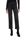 Frame Women's Le Sleek Straight-leg Jeans In Black