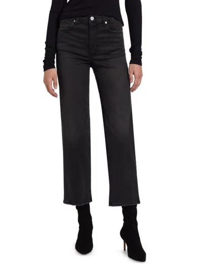 Frame Women's Le Sleek Straight-leg Jeans In Black