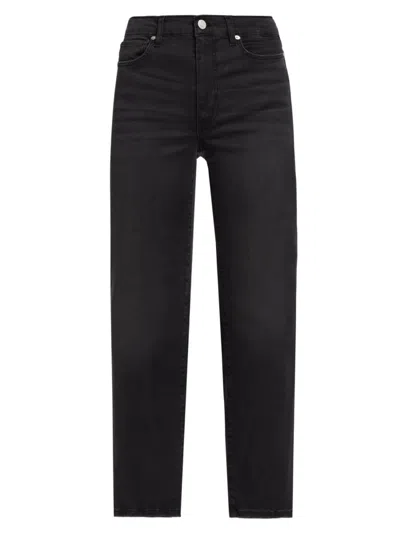 Frame Women's Le Sleek Straight-leg Jeans In Black