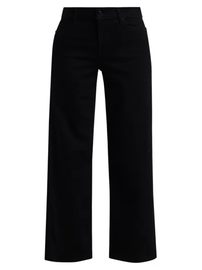 Frame Women's Le Slim Palazzo Jeans In Black