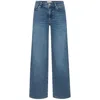 Frame Women's Le Slim Palazzo Jeans, Flip Raw After In Blue