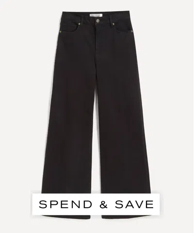 Frame Women's Le Slim Palazzo Jeans In Black