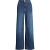 Frame Blue Wide Jeans With Drawstring In Multi