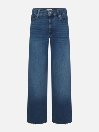 Frame Women's Le Slim Palazzo Long Jeans In Blue