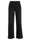 FRAME WOMEN'S LE SLIM PALAZZO MID-RISE CROP JEANS