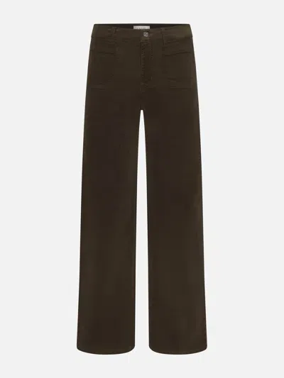 Frame Women's Le Slim Palazzo Modernist Pocket Corduroy Pants