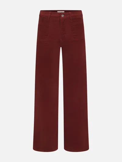 Frame Women's Le Slim Palazzo Modernist Pocket Corduroy Pants