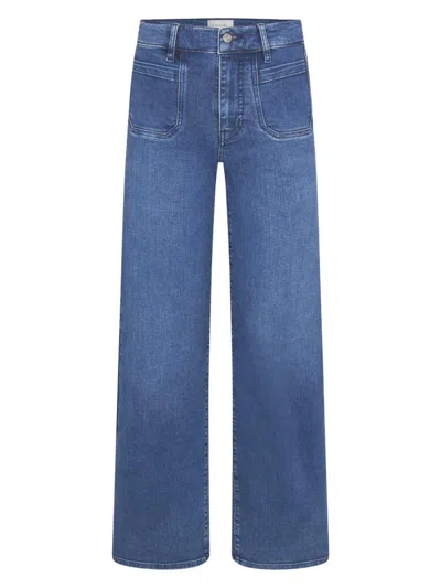 FRAME WOMEN'S LE SLIM PALAZZO MODERNIST POCKET JEANS