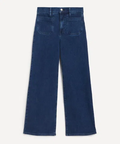 Frame Women's Le Slim Palazzo Modernist Pocket Wide Leg Jeans In Loner