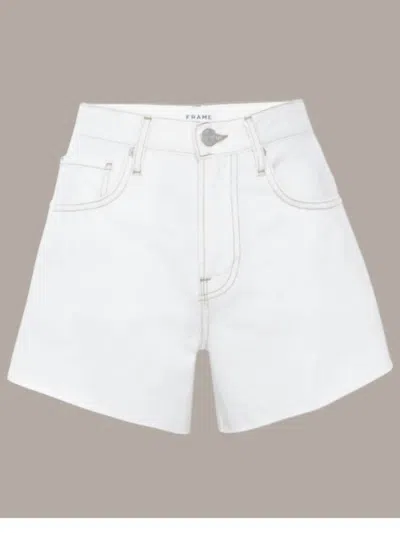 Frame Women's Le Super High Short In White