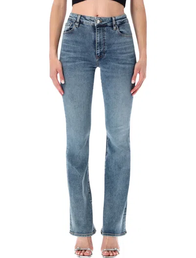 Frame Women's Mini High-waisted Jeans In Crave Light Blue
