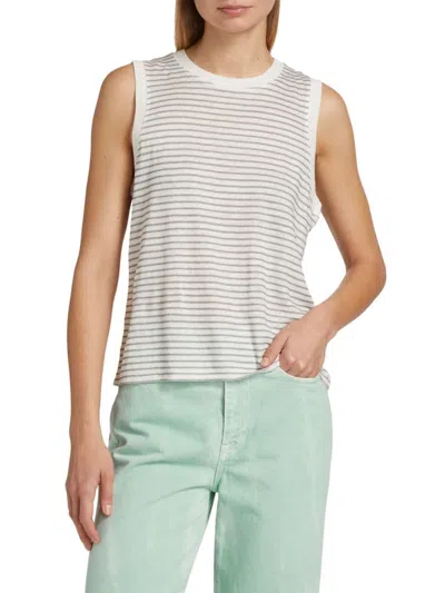 Frame Women's Muscle Crewneck Tank Top