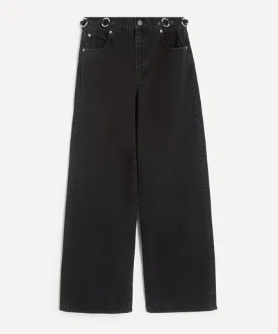 Frame Women's O-ring Stroll Jeans In Black