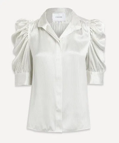 Frame Women's Puff Sleeve Silk Shirt