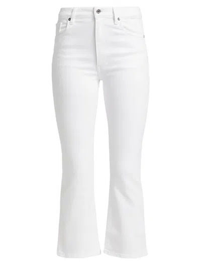 Frame Women's Reboot Crop Mid-rise Pants In White