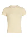 Frame Easy V-neck Tee In Canary