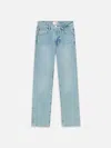 Frame Le Jane Crop High Rise Jeans In Blue