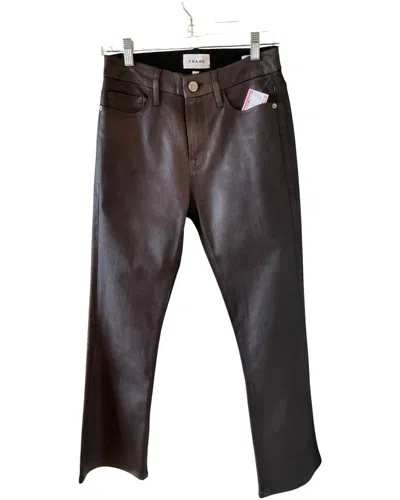 Frame Women's Shiny Bootcut Jean In Washed In Gray