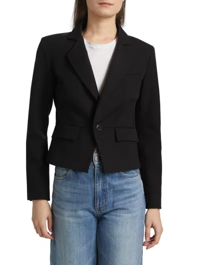 Frame Women's Shrunken Blazer In Black