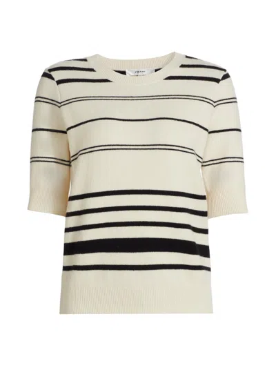 Frame Women's Striped Wool-cashmere Sweater In Multi