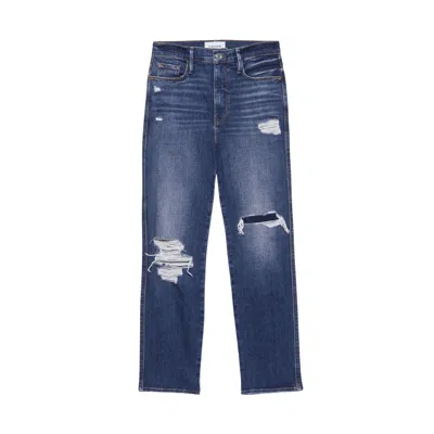 Frame Women's Sylvie Crop Jean In Swoon In Blue