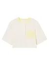 Frame The Bodega Tee Lemon Multi In Neutral