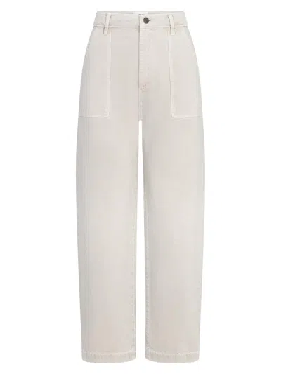 Frame Women's The Bow Cotton Cargo Pants In Neutral