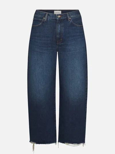 Frame Women's The Bow Crop Jeans In Blue