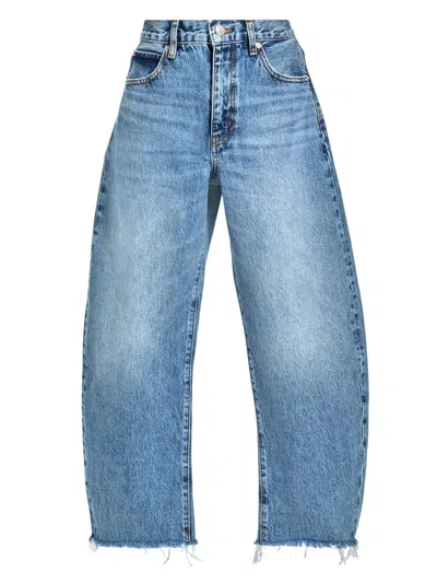 Frame Women's The Bubble Crop Jeans In Blue