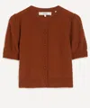 Frame The Cashmere Pointelle Cardigan
