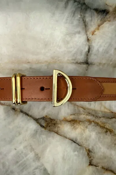 Frame Women's The Crescent Belt In Gold