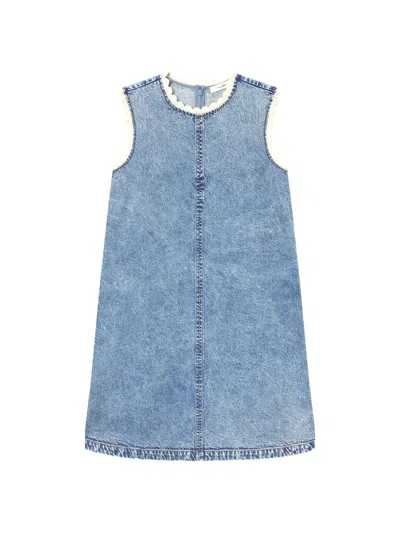 Frame Women's The Crochet Tide Minidress In Blue