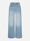 Frame Belt-loop Jeans In Blue