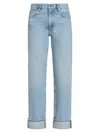 Frame The Cuffed Hang Jeans In Blue