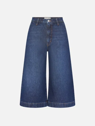 Frame Women's The Culotte Pants In Blue