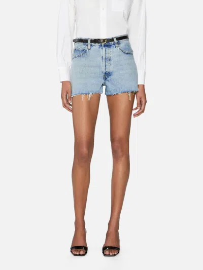 Frame Women's The Dare Short In Reason In Blue